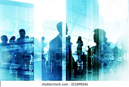 Business People Meeting Discussion Corporate Team Concept - Shutterstock ID 321898346