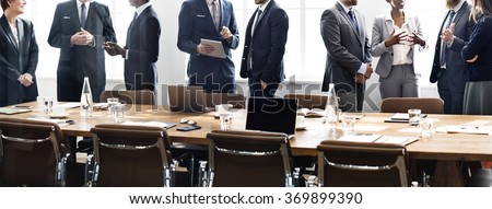 Business People Meeting Discussion Working Concept