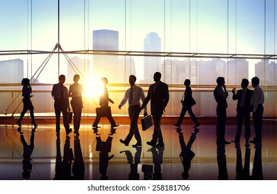 Business People Meeting Seminar Corporate Office Stock Photo 258181706 ...