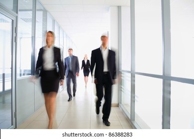 Business People In Modern Office