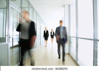 Business People In Modern Office