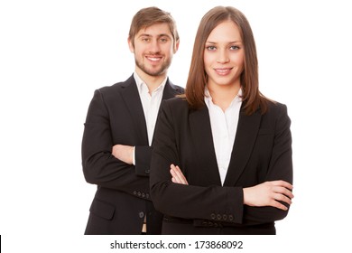 Business People On White Background