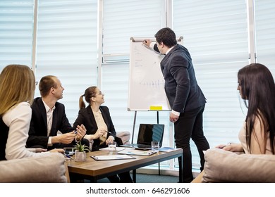 Business people partners discussing in meeting (conference) documents and ideas in a modern office - Shutterstock ID 646291606
