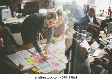 Business People Planning Strategy Analysis Office Concept