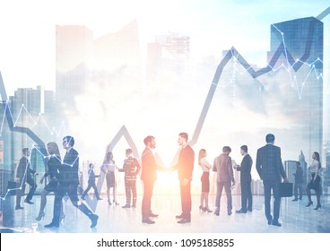 Business People Shaking Hands Business People Stock Photo 1095185855 ...