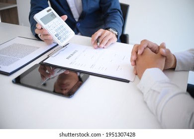 Business people signing contract making a deal with real estate agent Concept for consultant and home insurance. Real estate investment Property insurance and security. Real estate agent offer  - Shutterstock ID 1951307428