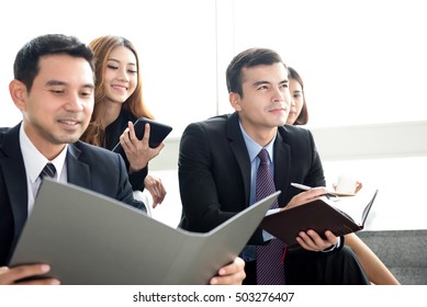 Business People Siting In Group As Audiences In Training Class