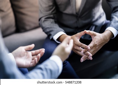 Business People Talking Discussing Concept - Shutterstock ID 548871208