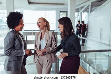 Business People Talking Each Other During Stock Photo 1372651784 ...