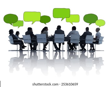 Business People Talking Meeting Board Room Concept