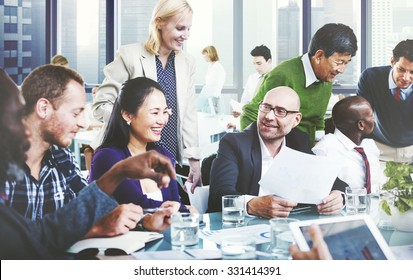 Business People Team Teamwork Cooperation Partnership Concept - Shutterstock ID 331414391