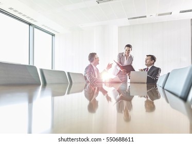 Business People In A Typical Office Scenario