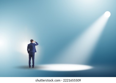 Business People Under The Spotlight