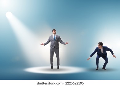 Business People Under The Spotlight