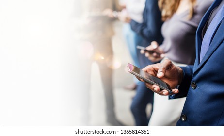 Business People Using Their Phones