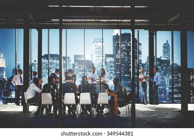 Business People Working Working Corporate Concept - Shutterstock ID 349544381