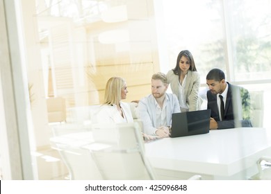 Corporate Business Meeting Modern Office Glass Stock Photo 471063755 ...