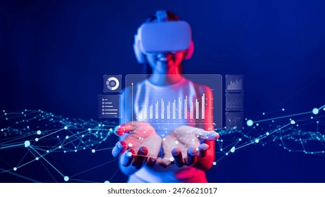 Business person delve into data analytics to uncover trends and insights from predictive big data models to real-time analysis, learn how data driven decisions propel analytic industries forward Faas - Powered by Shutterstock