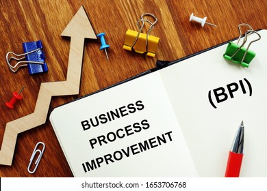 Business photo shows hand written text Business process improvement (BPI) - Shutterstock ID 1653706768