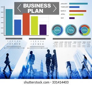 Business plan Bar Graph Data Development Information Concept