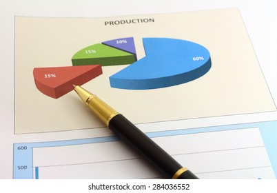 Business plan and business graph 