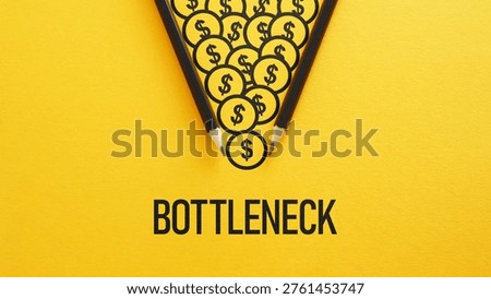 Business Process Bottleneck Concept with Workflow Inefficiency, Operational Delay, Resource Constraints, Productivity Loss and Process Optimization Challenges in Modern Business Management