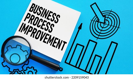 Business Process Improvement Bpi Shown Using Stock Photo 2209159043 