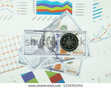 Business Report Chart Financial Graph Analysis Stock Photo Edit Now - 