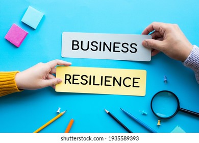 Business Resilience Concepts.plan And Strategy.brainstorming Of Teamwork