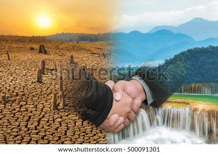 Image, Stock Photo teammeeting aridity Dry
