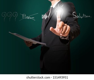 business and solution concept