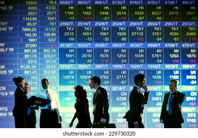 Business Stock Exchange Trading Concepts