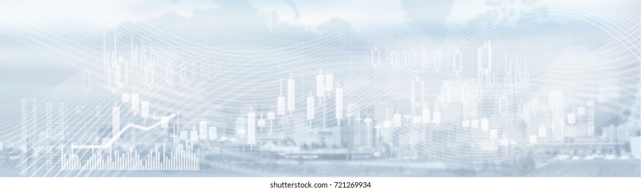 Business stock market background