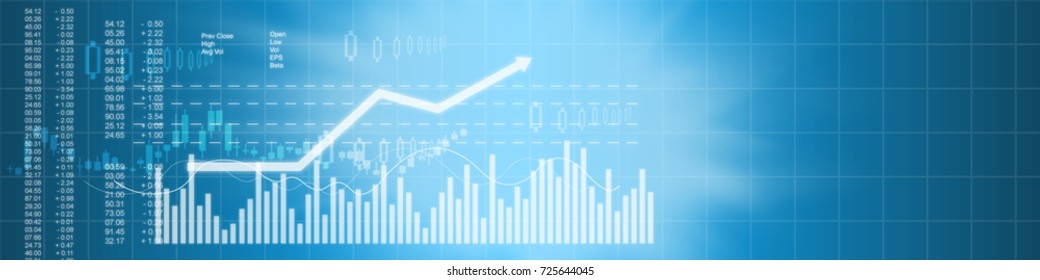 Business stock market background
