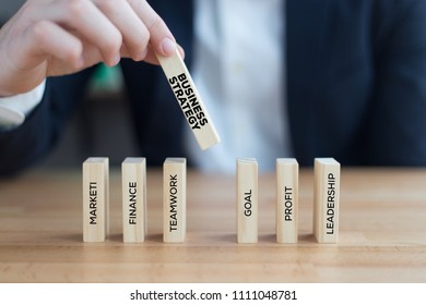 BUSINESS STRATEGY CONCEPT - Shutterstock ID 1111048781
