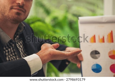 Business strategy team report chart, graph, infographic data analyze financial report plan. Hands team partner planning marketing finance statistics sale report with excel spreadsheet accountting.