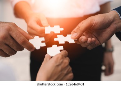 Business Success of the Organization's Professional Team, Cooperative, Support, Employee Initiative Leaders Corporate, Development Practitioners, Communication Business Clients Market Dynamics. - Shutterstock ID 1326468401