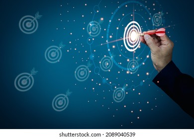 A business target is a bullseye. The dart is a chance, and the dartboard is the objective and goal. As a concept, each of these offer a difficulty in company marketing.