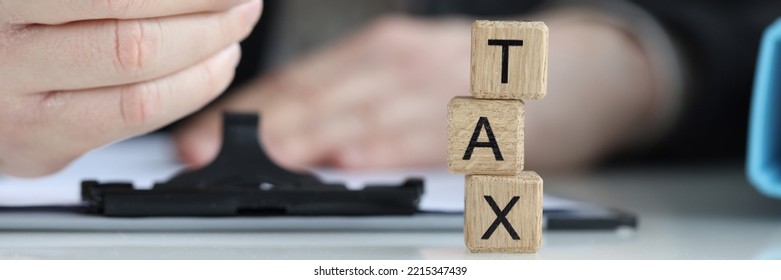 Business Tax Planning And Individual Tax Preparation. Tax Season In Usa Concept