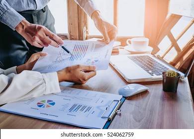 Business team analyzing income charts and graphs with modern laptop computer. Close up.Business analysis and strategy concept. - Shutterstock ID 524062759