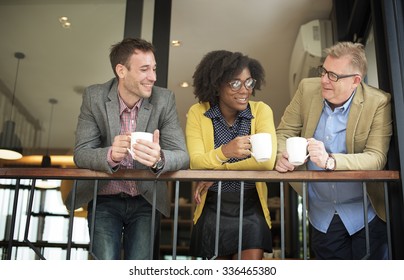 Business Team Coffee Break Relax Concept
