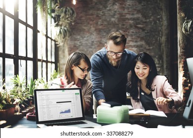 Business Team Meeting Brainstorming Working Concept - Shutterstock ID 337088279
