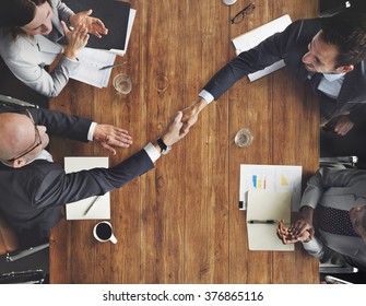 Business Team Meeting Handshake Applaud Concept - Powered by Shutterstock