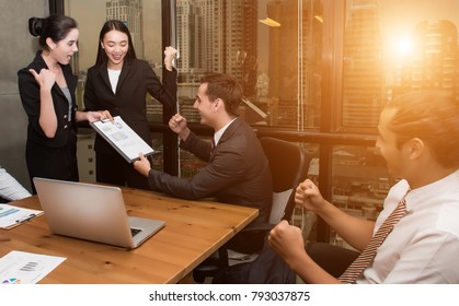 Business team successful documents and ideas at meeting,Business achievement project of people group or meeting team,Business Collaboration,
 - Shutterstock ID 793037875