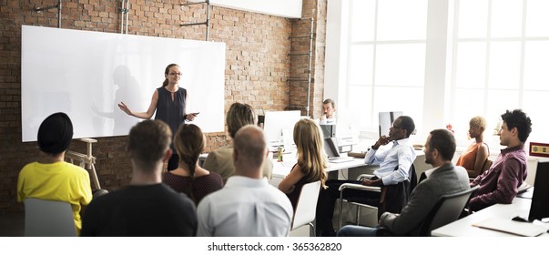 Business Team Training Listening Meeting Concept - Shutterstock ID 365362820