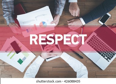 Business Team Working And Respect Concept