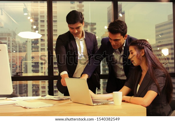Business Teamwork Partnership Working Together Office Stock Photo (Edit ...