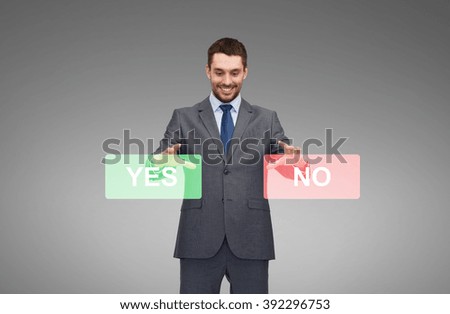 Similar – Image, Stock Photo #A# YES and NO Art