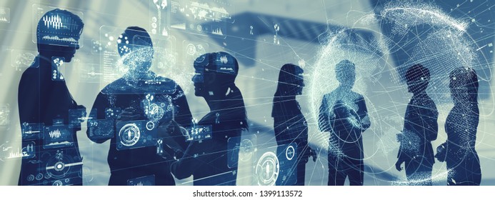 Business and technology concept. Group of engineer. - Shutterstock ID 1399113572