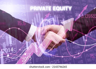 Business, Technology, Internet And Network Concept. Financial Graph. Stock Market Chart. Forex Investment: Private Equity